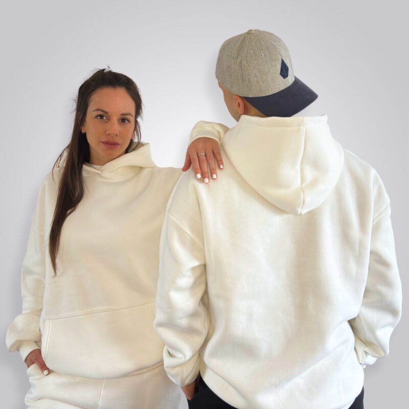 HOODIE FRISA OVERSIZE BASIC CRUDO