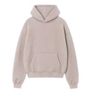 HOODIE FRISA OVERSIZE BASIC BEIGE