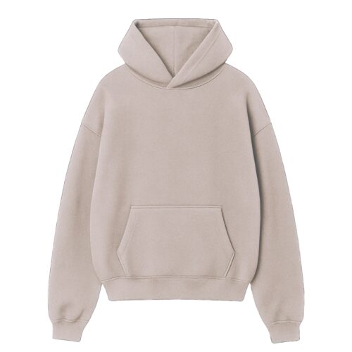 HOODIE FRISA OVERSIZE BASIC BEIGE