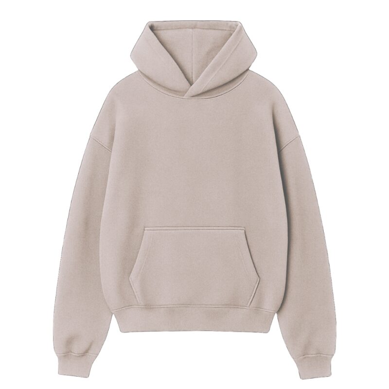 HOODIE FRISA OVERSIZE BASIC BEIGE