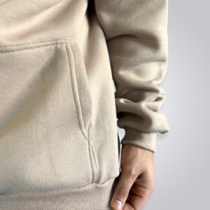 HOODIE FRISA OVERSIZE BASIC BEIGE