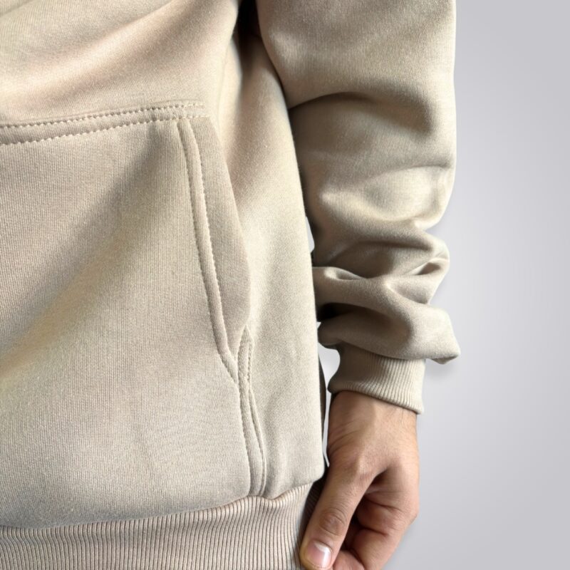 HOODIE FRISA OVERSIZE BASIC BEIGE