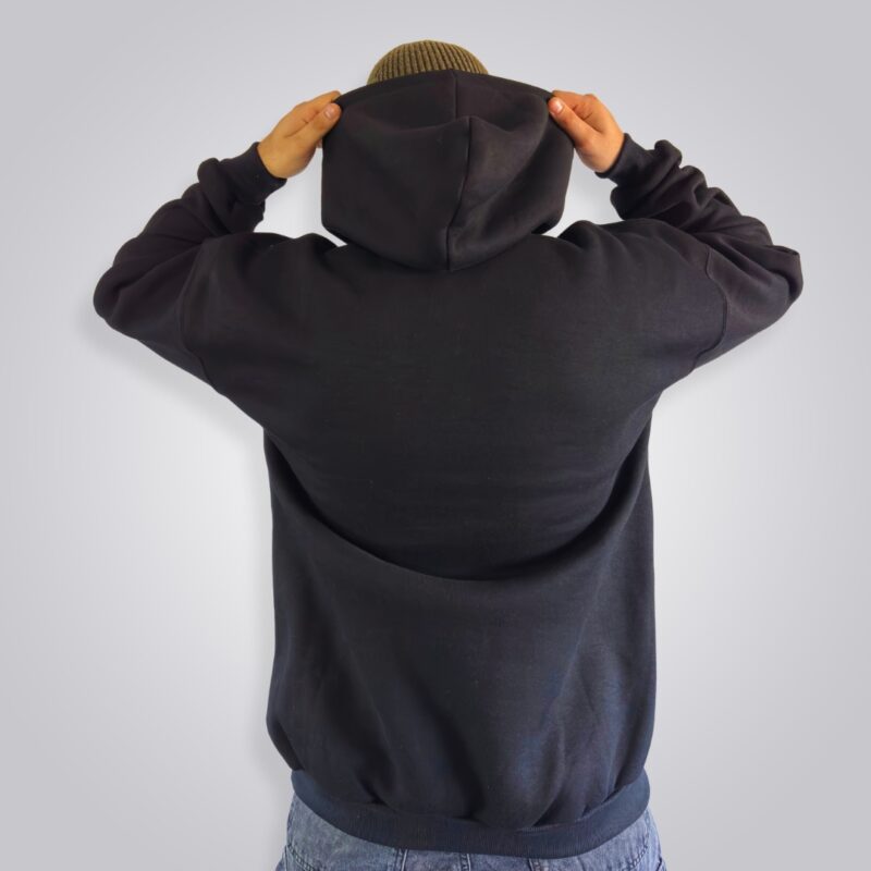 HOODIE FRISA OVERSIZE BASIC NEGRO