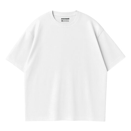REMERA OVERSIZE BASIC BLANCA