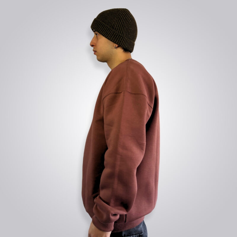 BUZO FRISA OVERSIZE BASIC MARRON