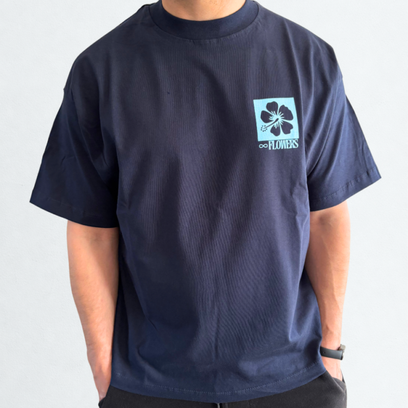 overwatt-remera-azul-flowers