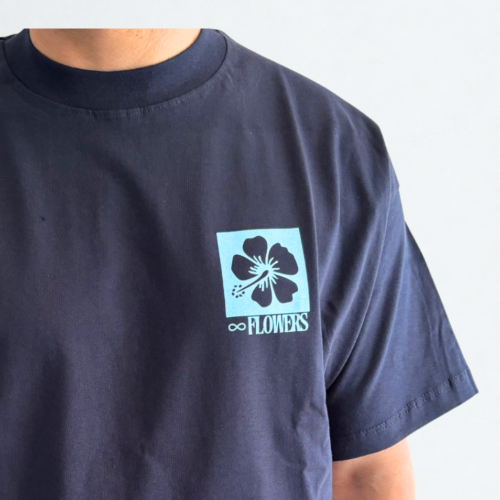 overwatt-remera-azul-flowers