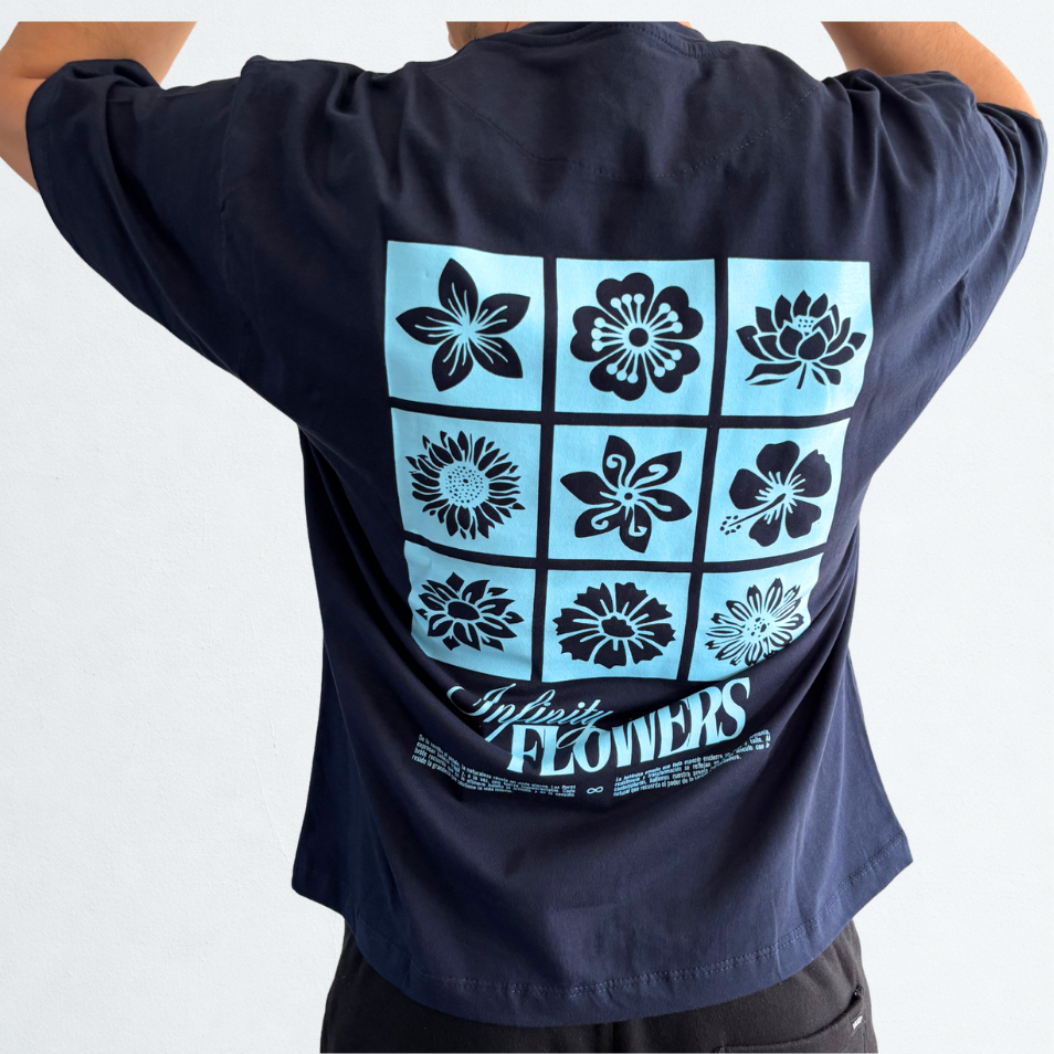 overwatt-remera-azul-flowers