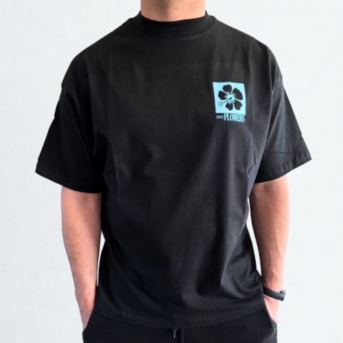 overwatt-remera-negra-flowers